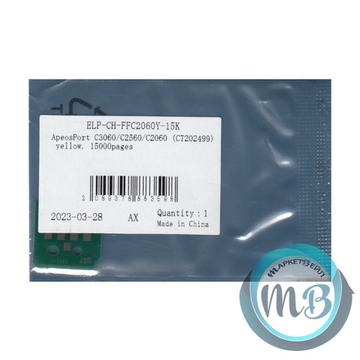 Чип для Fujifilm ApeosPort C3060/C2560/C2060 (CT202499) Yellow, 15K (ELP Imaging®)