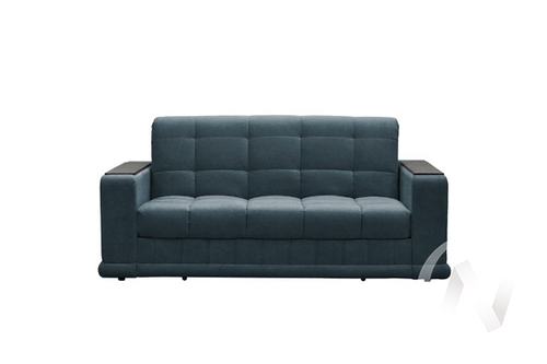 Диван прямой Амадей 2 (БД) (1800) MIRANDA 13 (серо-синий)