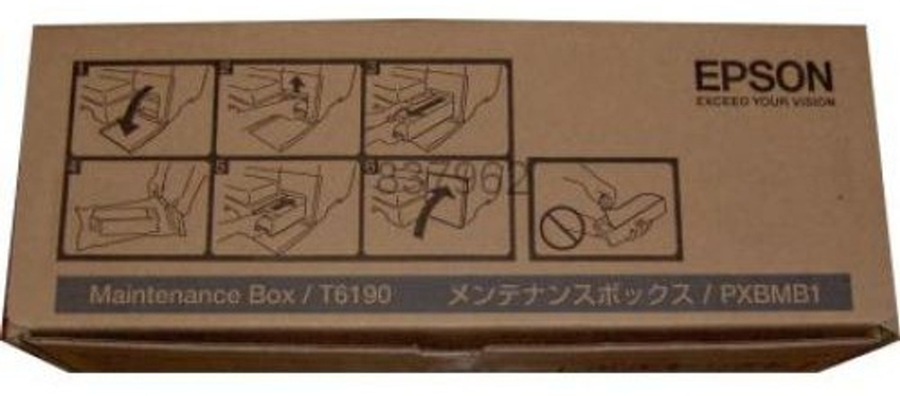 Емкость для отработанных чернил Epson T6190 C13T619000 черный