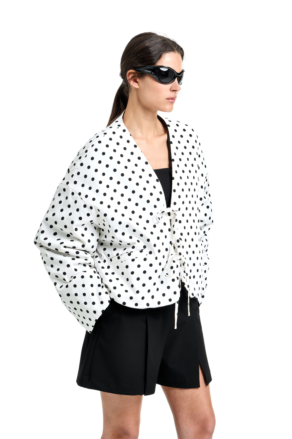 Куртка двустронняя TULUP white/black