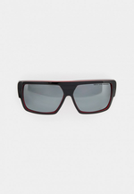 Спортивные очки LiP Rock / Gloss Black - Red / PC Polarized / Silver Mirror Smoke Lens
