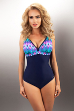 Купальник Ravello с ярким лифом (Размер: 38) (Цвет: серый с розовым)