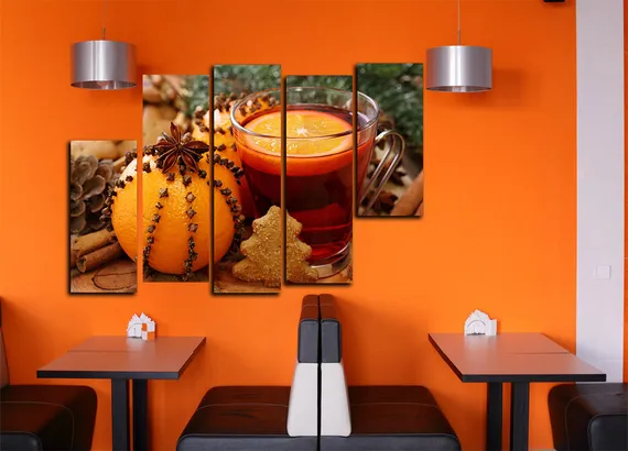 Модульная картина "Вкус Рождества"