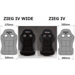 Сиденье BRIDE Vertex x Zieg IV Wide