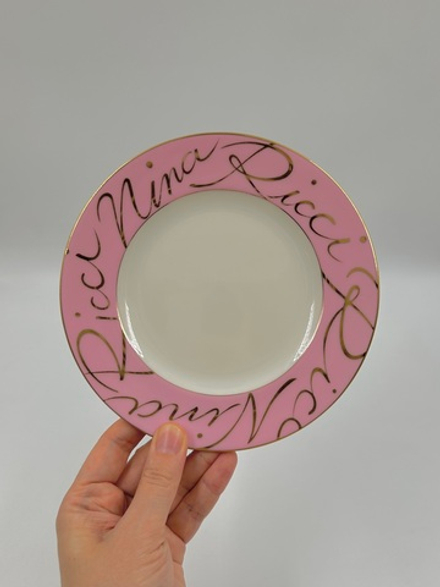 Тарелка розовая 16,5см Nina Ricci by Sango