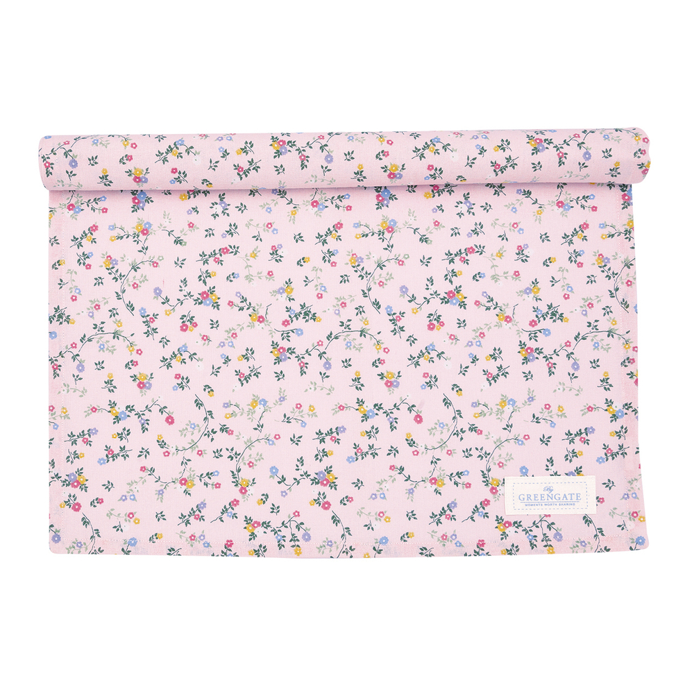 Столовая дорожка Leona pale pink