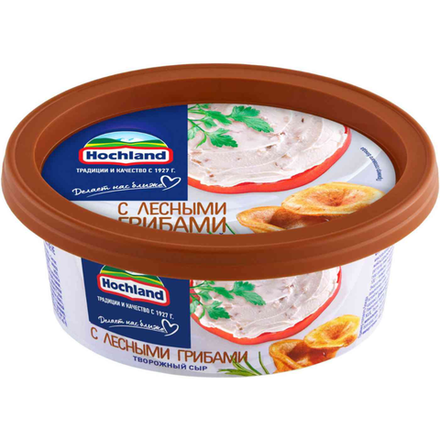 Плавленный сыр Hochland С лесными грибами 140 гр