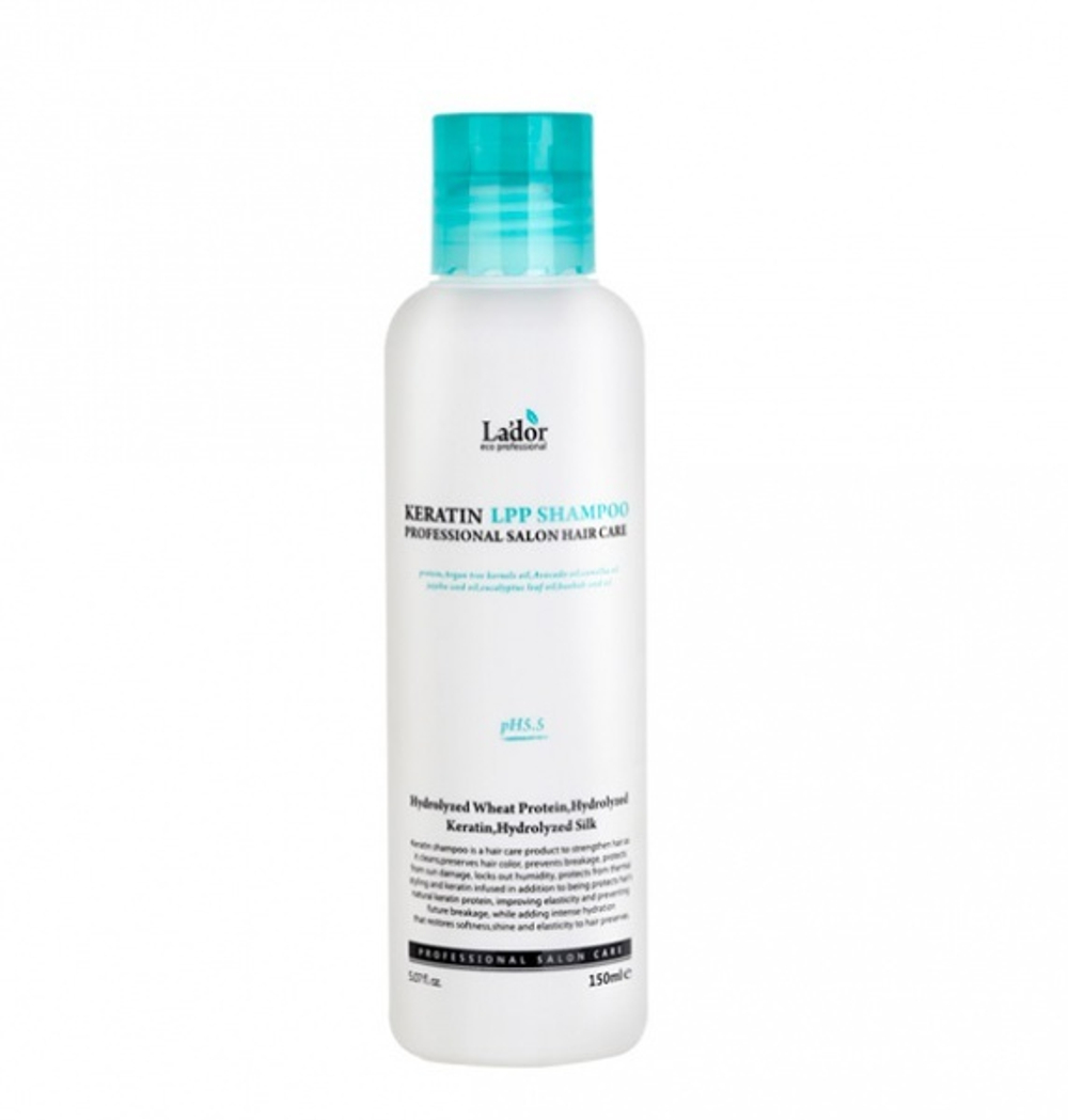 Lador Keratin LPP Shampoo бессульфатный кератиновый шампунь