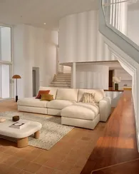 Alea 5-местный модульный диван с правым шезлонгом и съемным чехлом 340 см