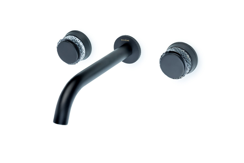Boheme Смеситель из стены AURA на 3 отв. BLACK