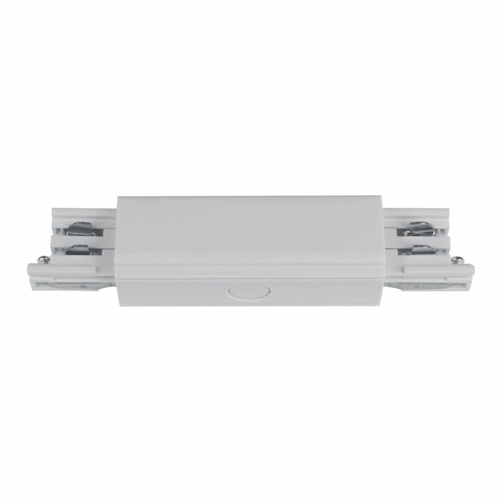 UBX-A12 SILVER 1 POLYBAG Соединитель для шинопроводов прямой внешний. Трехфазный. Цвет — серебряный. Упаковка — полиэтиленовый пакет.