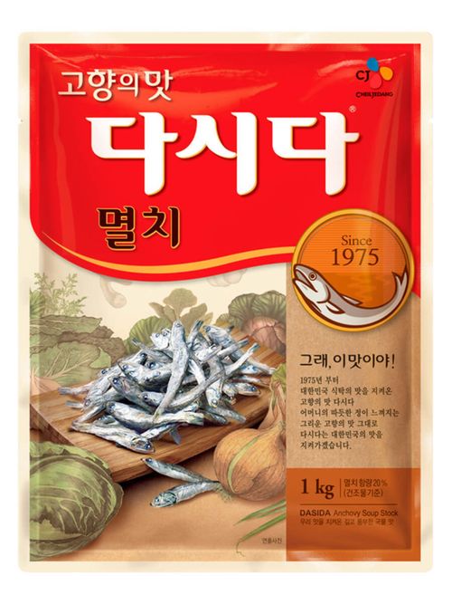 Приправа Дашида CJ Cheiljedang со вкусом анчоуса, 1 кг