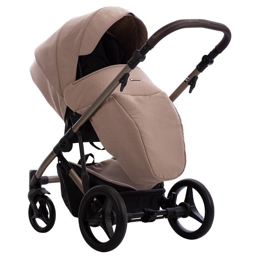 Детская коляска Bebetto Loren Sand 3 в 1 с автокреслом Avionaut Cosmo 02 бежевый