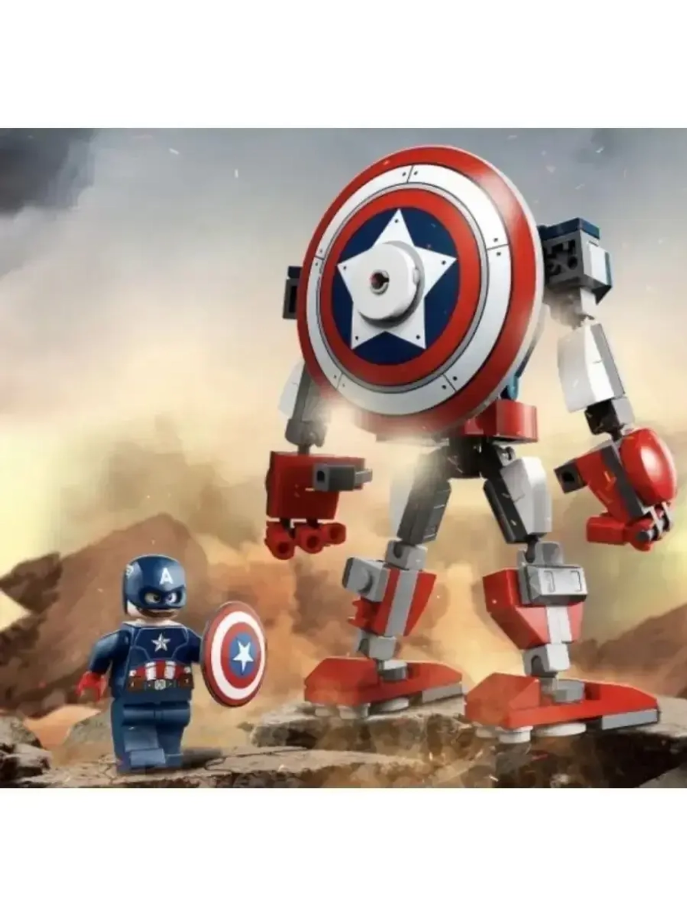 Конструктор Марвел Капитан Америка 121 деталь 1012/подарок