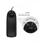 Реалистичный вибратор с пультом на проводе Barbara (22 см)