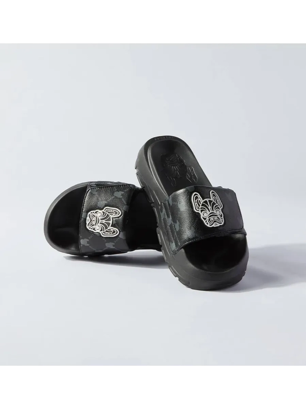 Шлепанцы на липучке spacerun (ladogram)