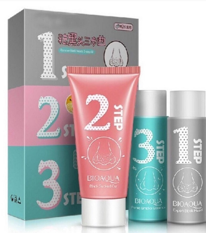 Маска Bioaqua от черных точек Трехступенчатая, 35 мл + 35 мл + 60 гр