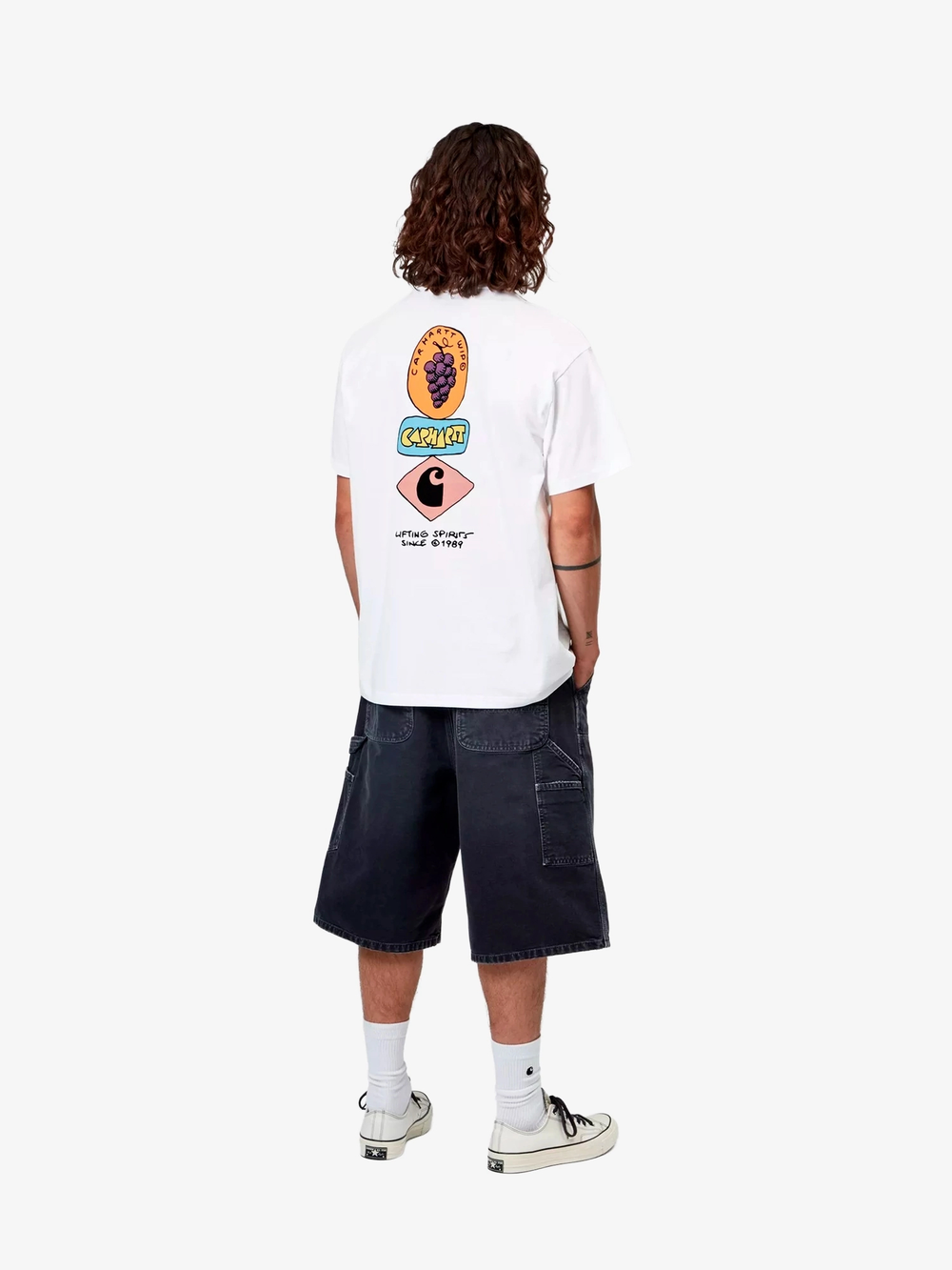Футболка Carhartt WIP Stacked Grapes White