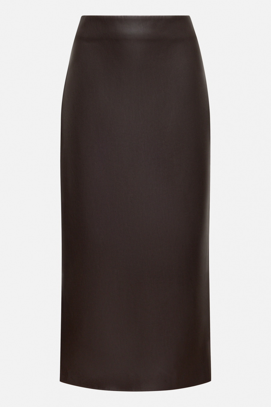 Юбка миди из экокожи