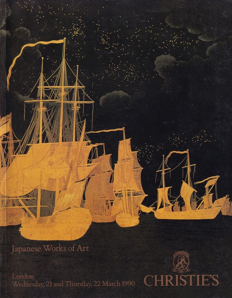 Каталог аукциона Christie's, Лондон, Японское искусство от 21-22 марта 1990 года