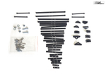 Set of rear leaf springs in 1/10 scale (for 2 axles)