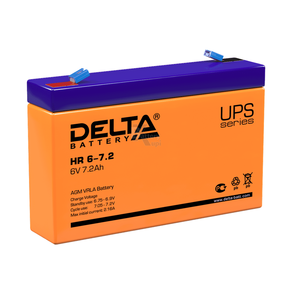 Аккумулятор Delta HR 6-7.2 (AGM)