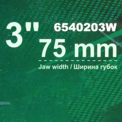 Тиски стальные поворотные с наковальней 3''-75мм RockForce RF-6540203W