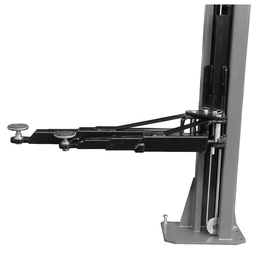 KraftWell (KRW4.2MA) Подъемник двухстоечный г/п 4200 кг электрогидравлический с развернутыми каретками