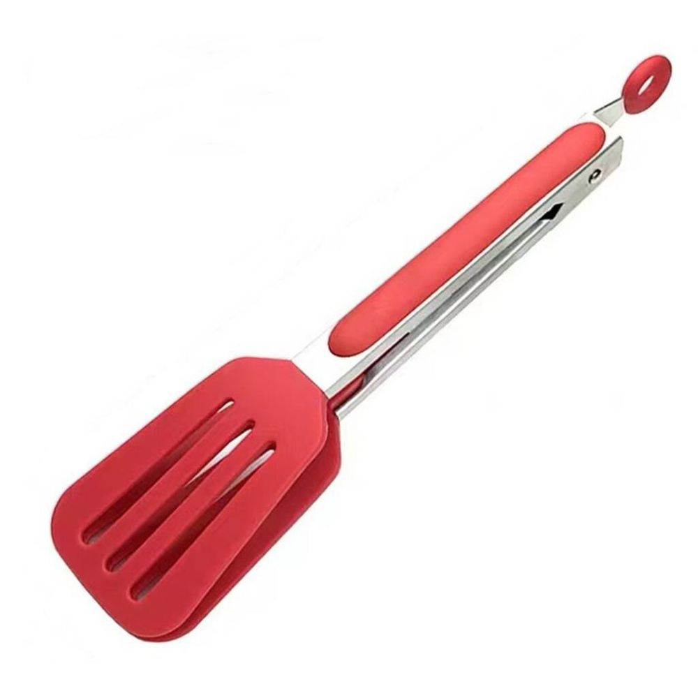 Щипцы универсальные 23 см нерж. красные с силикон. захватами (хол.продукты) P.L. Proff Cuisine