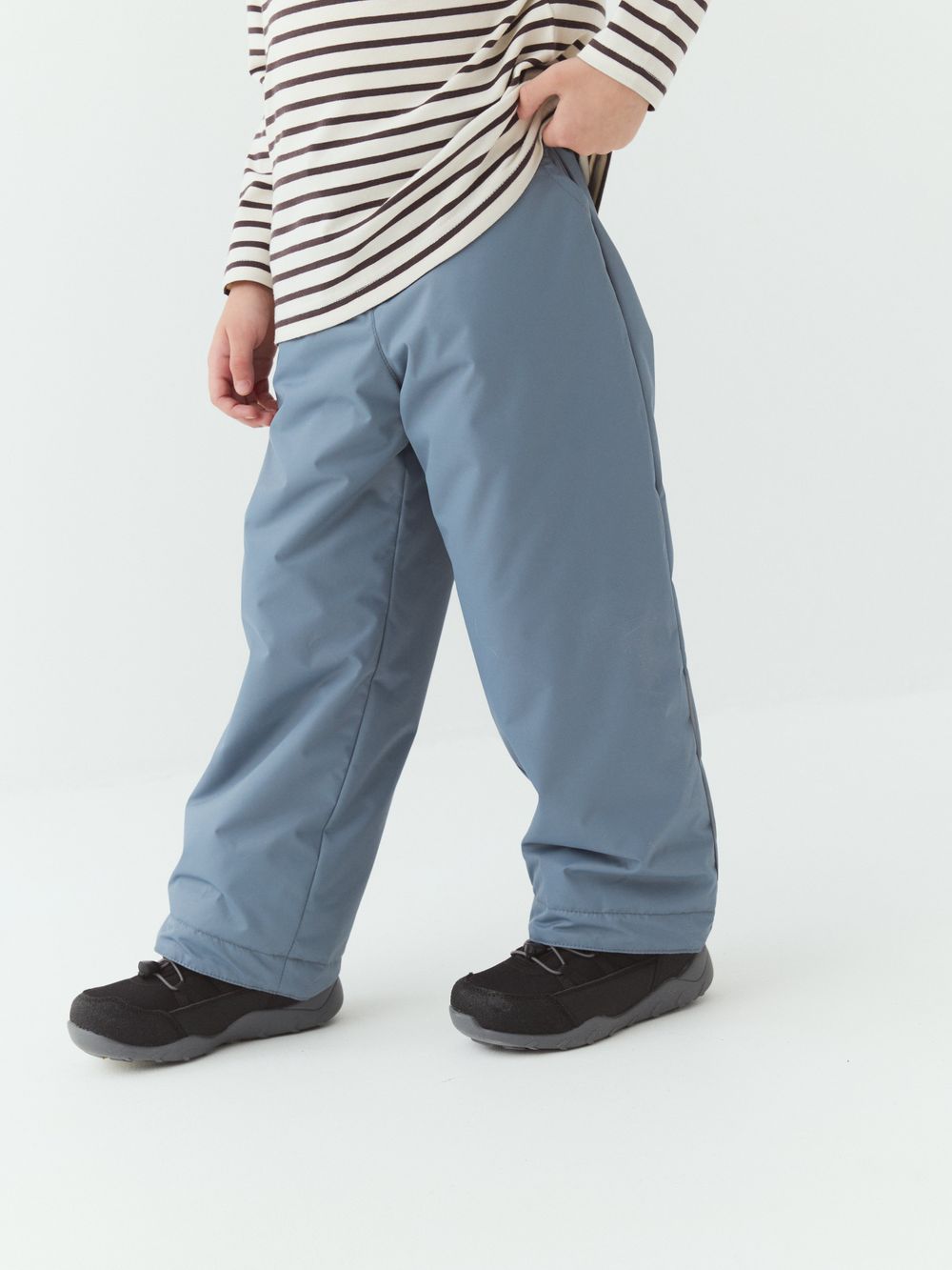 Брюки демисезонные "Темная полынь" с утеплителем