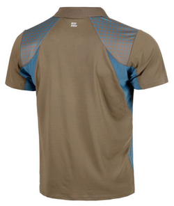 Мужское теннисное поло Bidi Badu Spectrum Spirit - Коричневый
