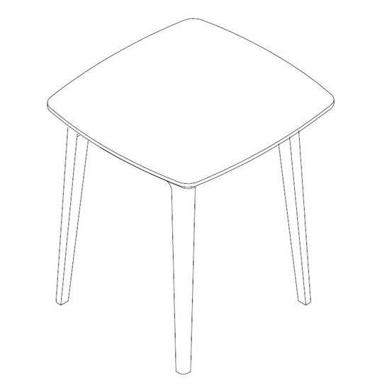 Приставной столик ALBA, FRATELLI BARRI