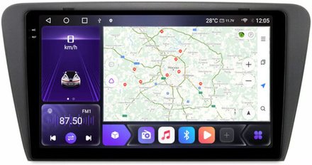 Магнитола для Skoda Octavia A7 2013-2020 - Carmedia OL-1916 QLed+2K, Android 12, ТОП процессор, CarPlay, SIM-слот