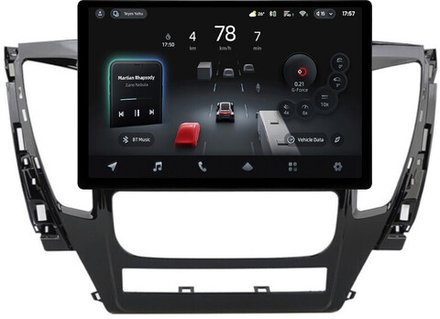 Магнитола для Mitsubishi Pajero Sport 3 2016-2020 АКПП (поддержка 360, климата и БК) - Teyes CC4-PRO монитор 13" 2K QLED на Android 13, Snapdragon 778G, 8+128, AI, CarPlay, DSP, 4G SIM-слот