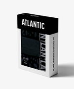 Мужские трусы слипы спорт Atlantic, набор 3 шт., хлопок, темный хаки + графит, 3MP-151