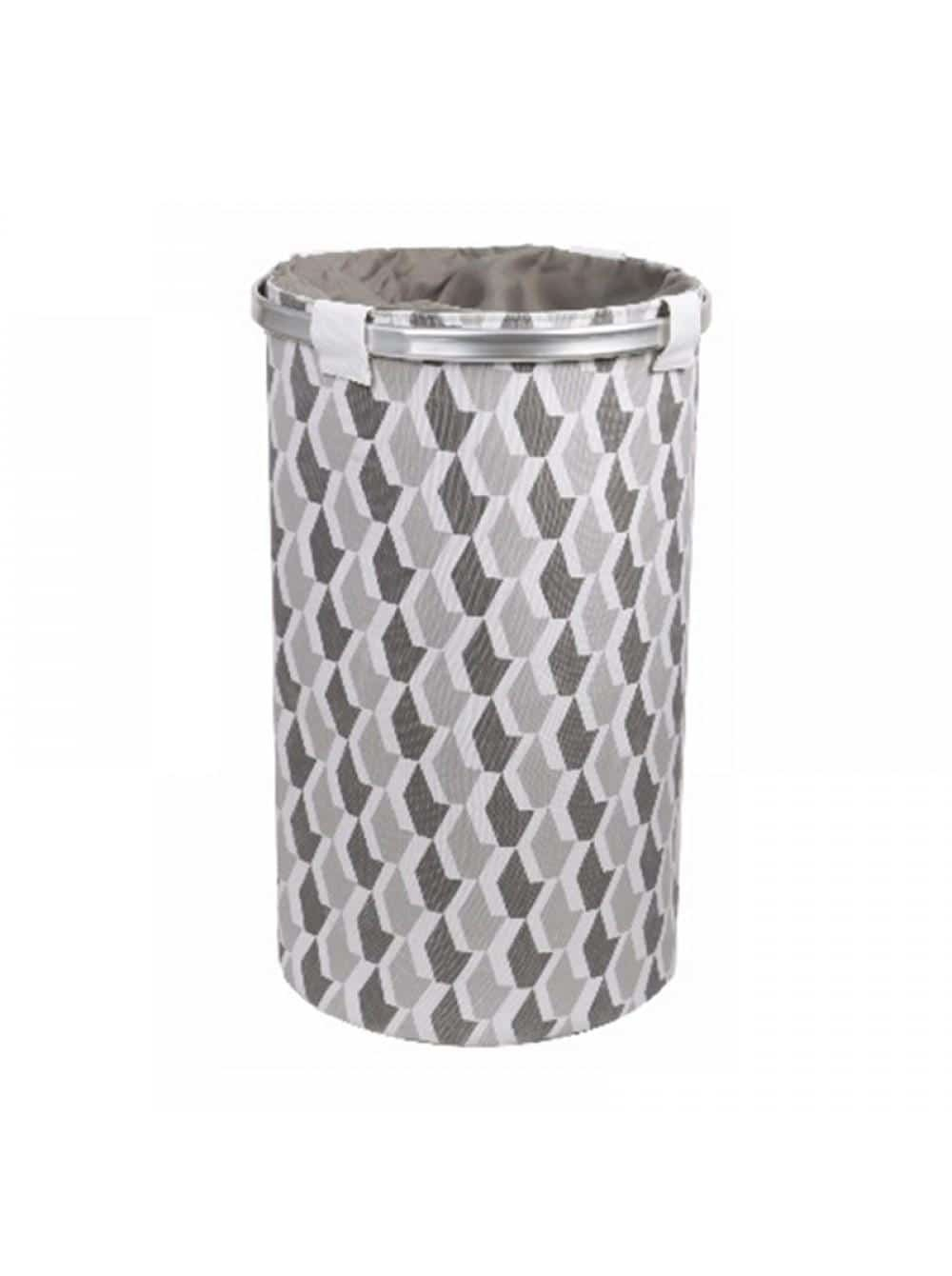 Корзина для белья на завязках серая FX-1033A