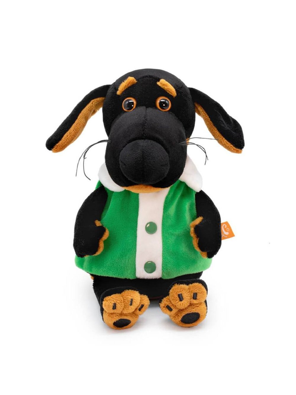 Мягкая игрушка Ваксон в жилете с белым воротником 19 см, в коробке