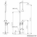 Аварийная система нерж. сталь BOCCHISF SC710X матовый