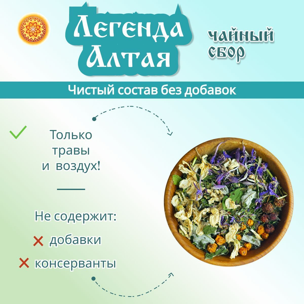 Травяной чайный сбор "Легенда Алтая".