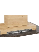 Стол кухонный Ателье темное 120(163)х80х75 см