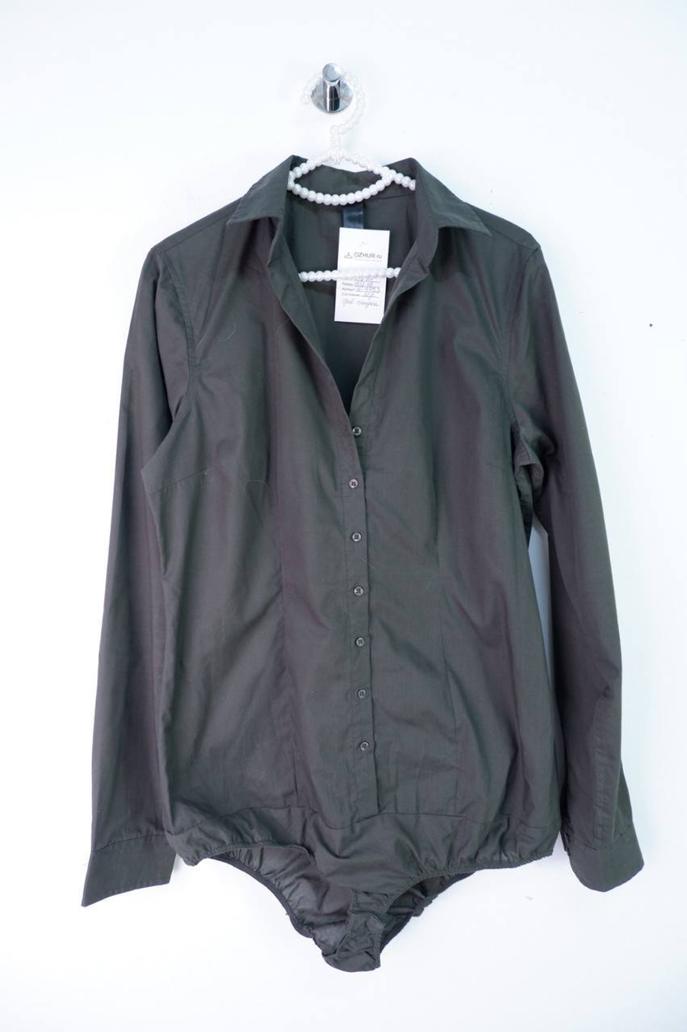 Блузка-боди на каждый день, визуально 48 размер