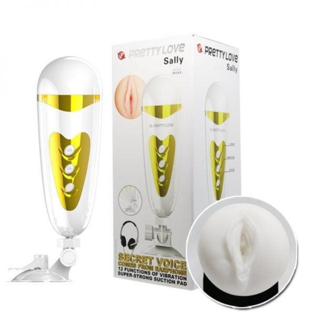 Мастурбатор с вибрацией в тубе PrettyLove Sally
