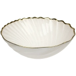 Салатник стеклянный «Фьюжн» 25*9см перламутр