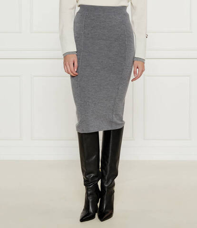 Хлопковая юбка Pinko - серый(103946 A221)