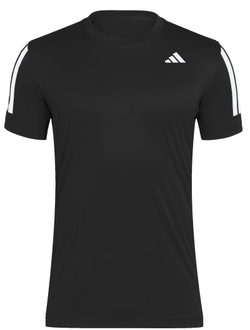Теннисная футболка Adidas Club Tennis Climacool 3-Stripes - Black
