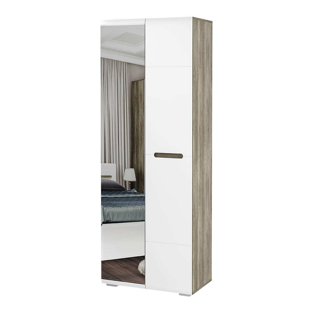 Шкаф распашной Наоми ШК-22 дуб каньон/белый