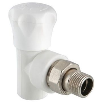 Клапан Valtec 25х3/4" со сгоном угловой полипропиленовый (VTp.718.V.02505)