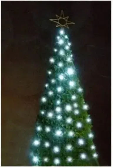 Комплект освещения Звездное небо для елей высотой 20 м., холодный белый, 12 шт.*20 м., Green Trees (ZNeb20)