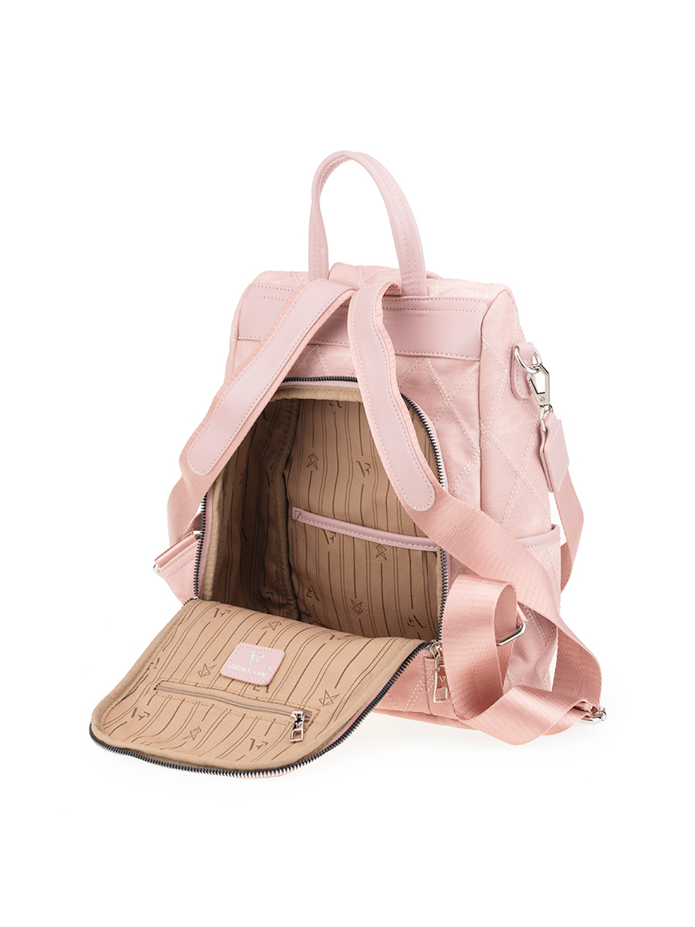 VF5798-3 Рюкзак жен., иск.кожа + текстиль