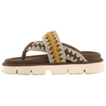 MOU Bio EVA Abrasion Resistant Flip Flops Women"s Dark Brown